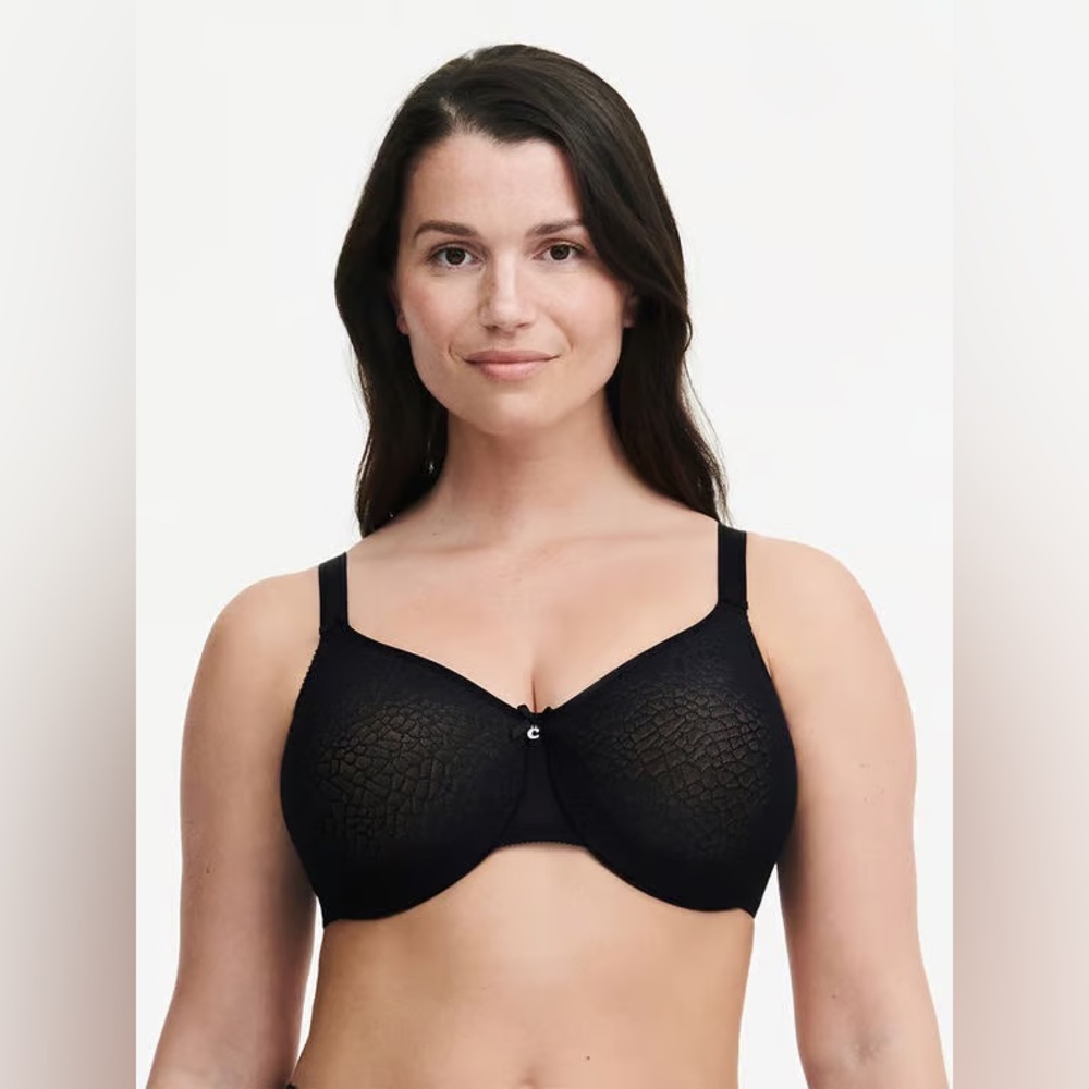 Chantelle C Magnifique Minimizer Unlined Underwire Black Bra 32DDDD